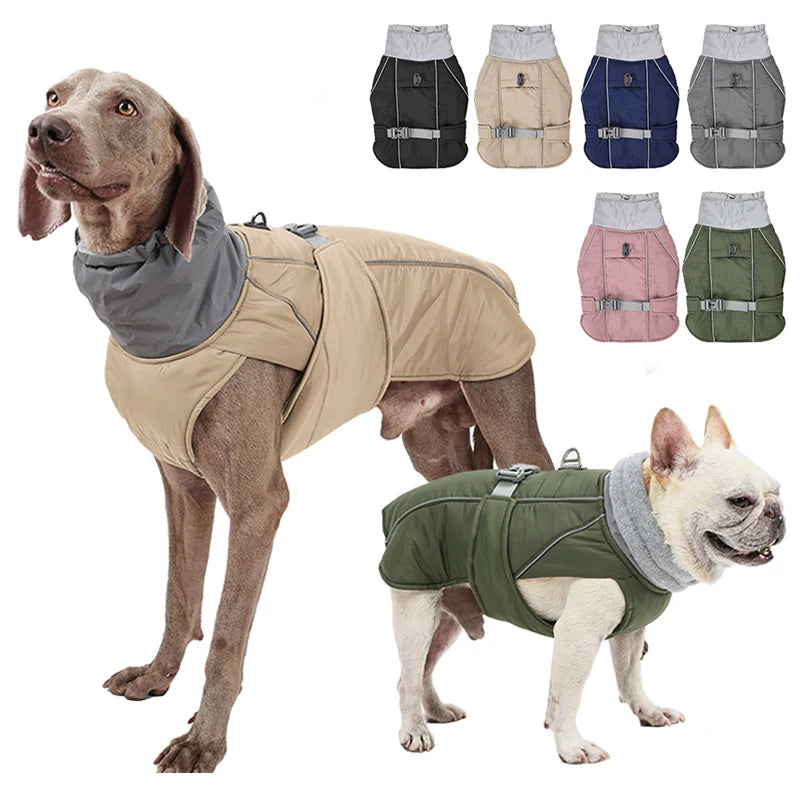 Manteau d'Hiver pour Chien - Confort & Sécurité